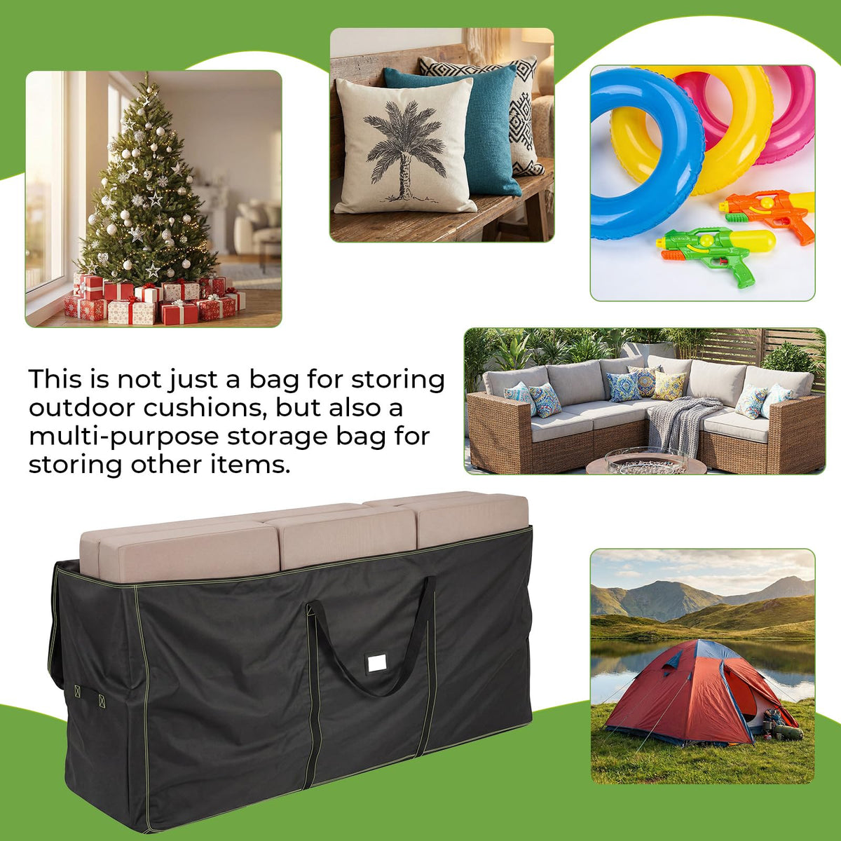 GARPROVM versatile storage solution for cushions and bulky outdoor items.
