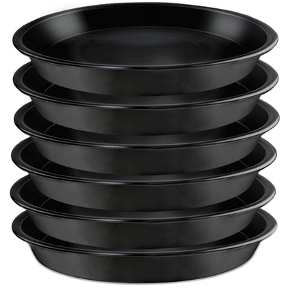 Garrdeen 6-pack 10-inch plant saucers protecting surfaces from water spills