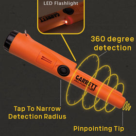 Garrett Pro-Pointer three sensitivity levels for varied targets