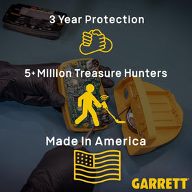 Garrett Vortex VX9 collapsible design for easy transport and storage.