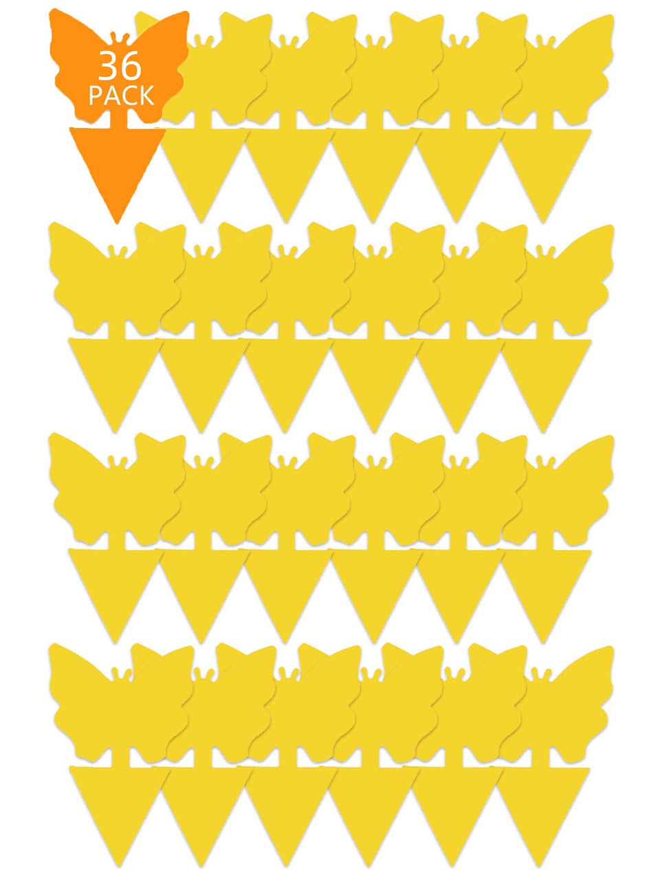 Garsum yellow sticky trap kitten shape for indoor plant pest control.