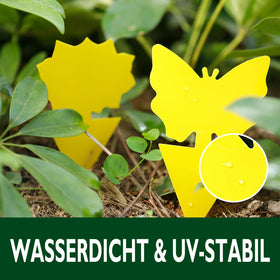 Garsum yellow sticky trap close-up shows ultra-adhesive surface for quick capture
