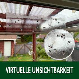 Garsum window fly trap with transparent decal design preserves light