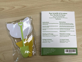 Garsum yellow sticky trap shown in a garden setting for outdoor pest management