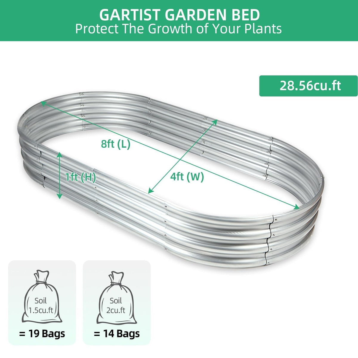 Gartist outdoor raised bed with tomatoes and herbs showcases spacious growing area for vegetables.