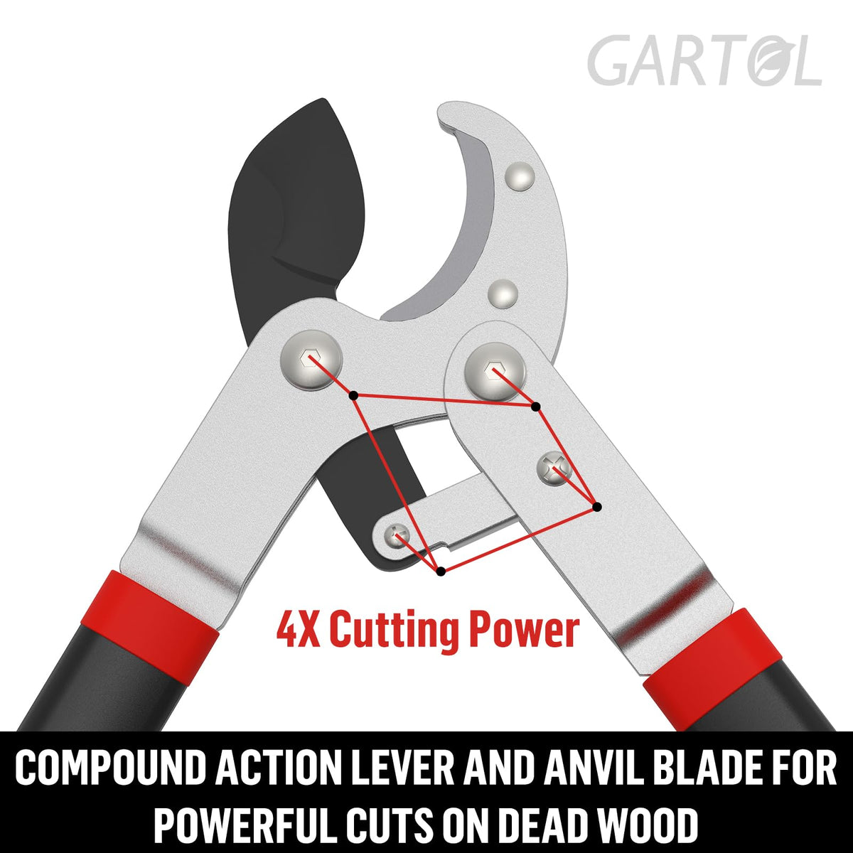 GARTOL blade closeup highlighting SK5 steel for clean, durable cuts.