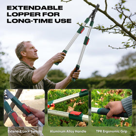 GARTOL heavy-duty bypass loppers designed for tough pruning on trees and hedges.