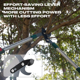 GARTOL lightweight aluminum handles reduce fatigue during pruning tasks.