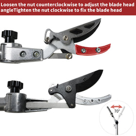 GARTOL pruner rubber grip handle for comfortable trimming