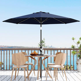 Garvee 10ft patio umbrella deck use shows versatile shade for outdoor spaces.