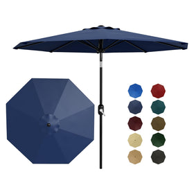 Garvee 10ft patio umbrella fabric closeup highlights UV protection and color retention.