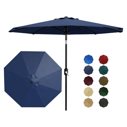 Garvee 10ft patio umbrella fabric closeup highlights UV protection and color retention.