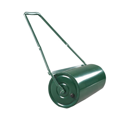 Garvee lawn roller with water-filled drum for even soil leveling