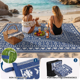 Garvee camping rug ideal as picnic or campsite comfort and easy setup