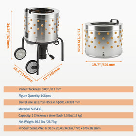 Garvee Plucker removable parts for easy cleaning and maintenance