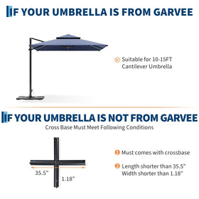 Garvee clip-lock system secures the base without tools for reliable support.