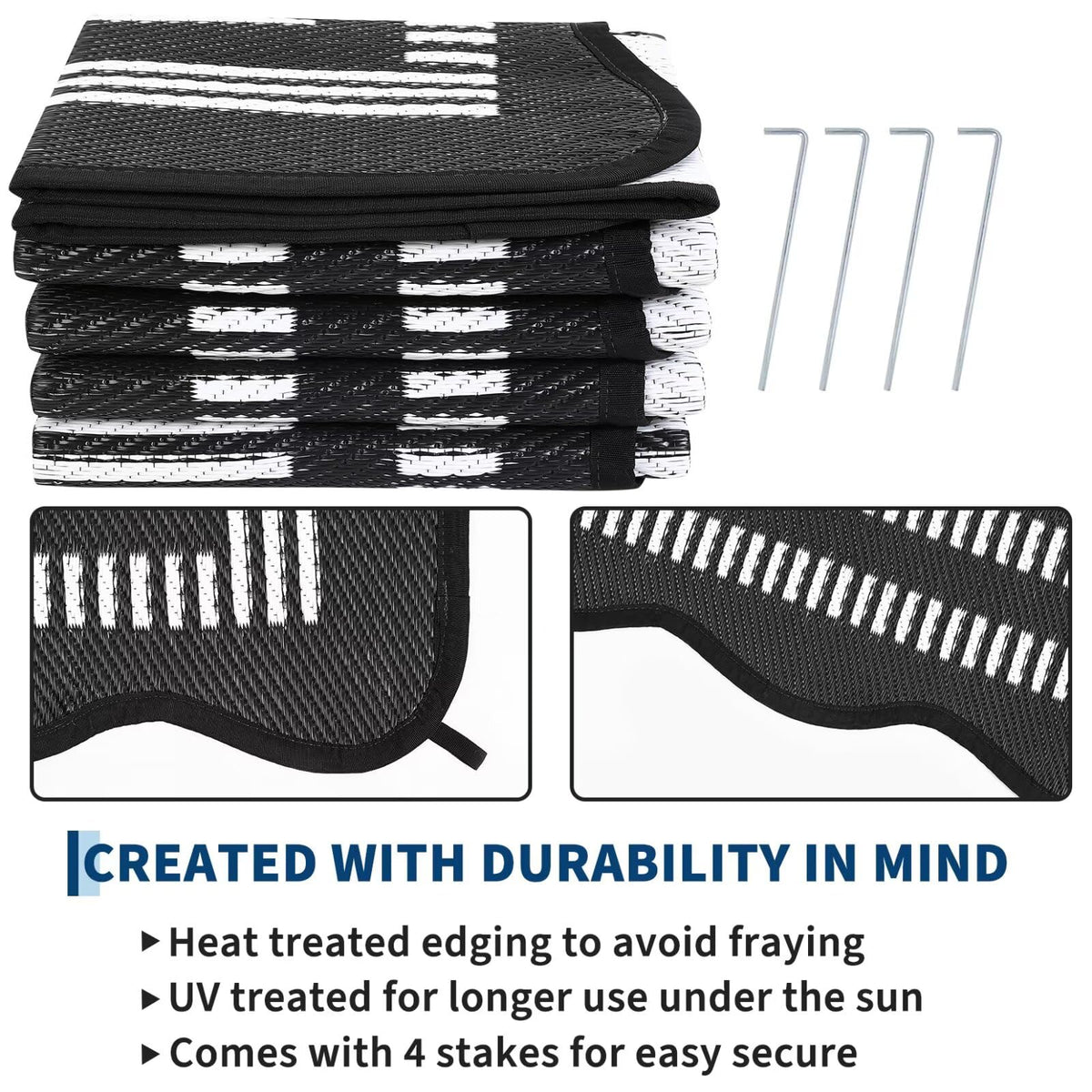 Garvee durable plastic-straw material withstands weather and daily outdoor use