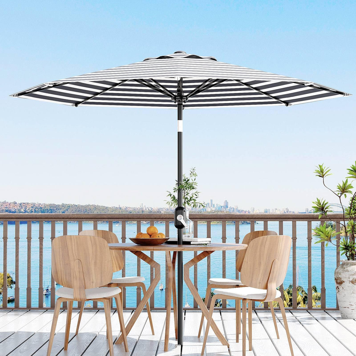 Garvee easy-clean polyester fabric resists stains after rain for a fresh look.