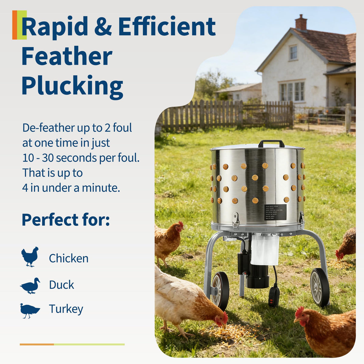 Garvee easy-clean design with removable parts simplifies daily maintenance.