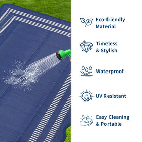 Garvee heavy-duty plastic straw material withstands rain and sun.