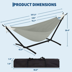 Garvee heavy-duty steel stand close-up showing sturdy construction