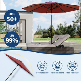 Garvee iron frame provides durable support for outdoor spaces