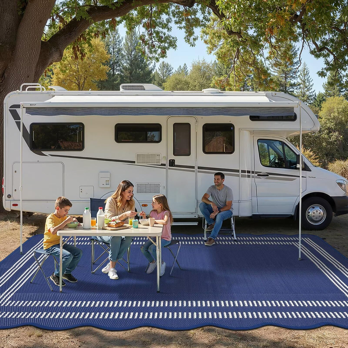 Garvee lightweight rug is easy to clean with a hose.