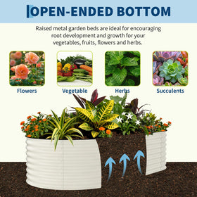 Garvee open-bottom design provides natural drainage and soil aeration.