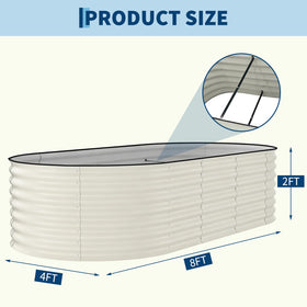 Garvee outdoor-ready bed in a garden setting invites flexible plantings.
