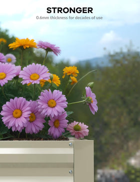 Garvee outdoor planter promoting healthy growth with improved drainage