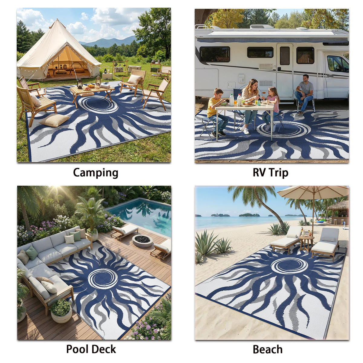 Garvee durable edges guard against fraying in outdoor settings.