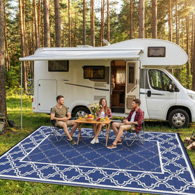 Garvee lightweight outdoor rug ready for beach days and yard gatherings