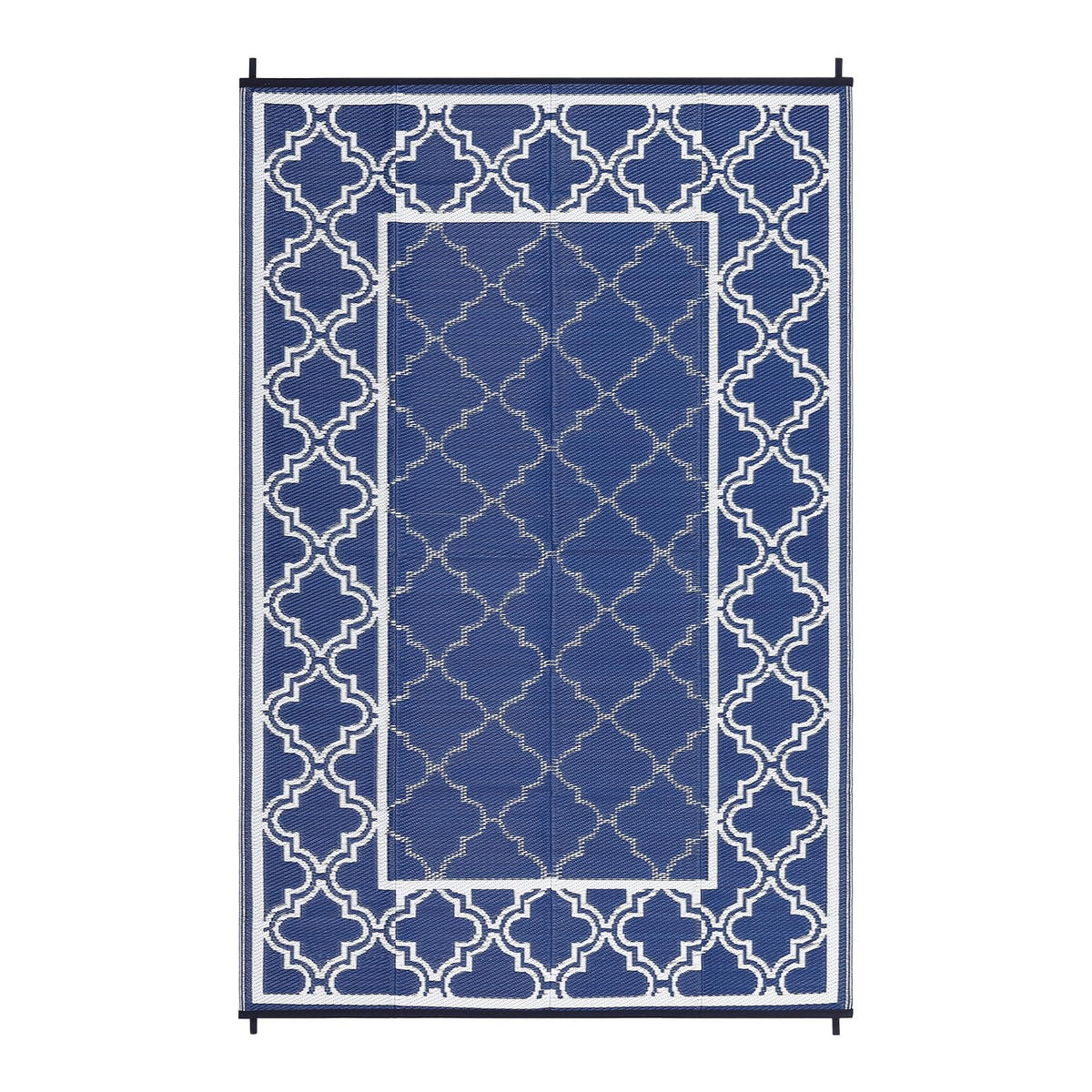 Garvee waterproof outdoor rug keeps debris on surface for easy rinse off