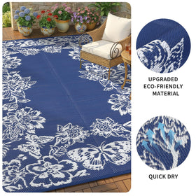 Garvee outdoor rug UV protection helps preserve color outdoors