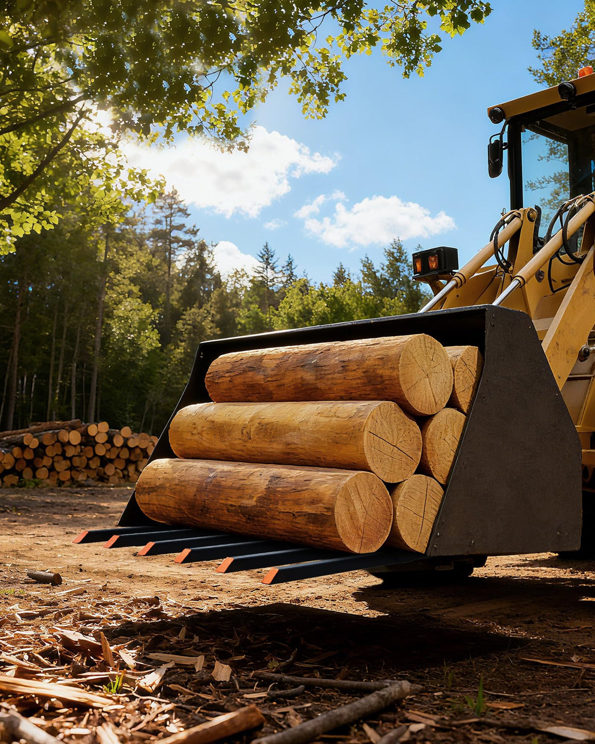 Garvee pallet and debris handling expands tractor versatility for yard work.