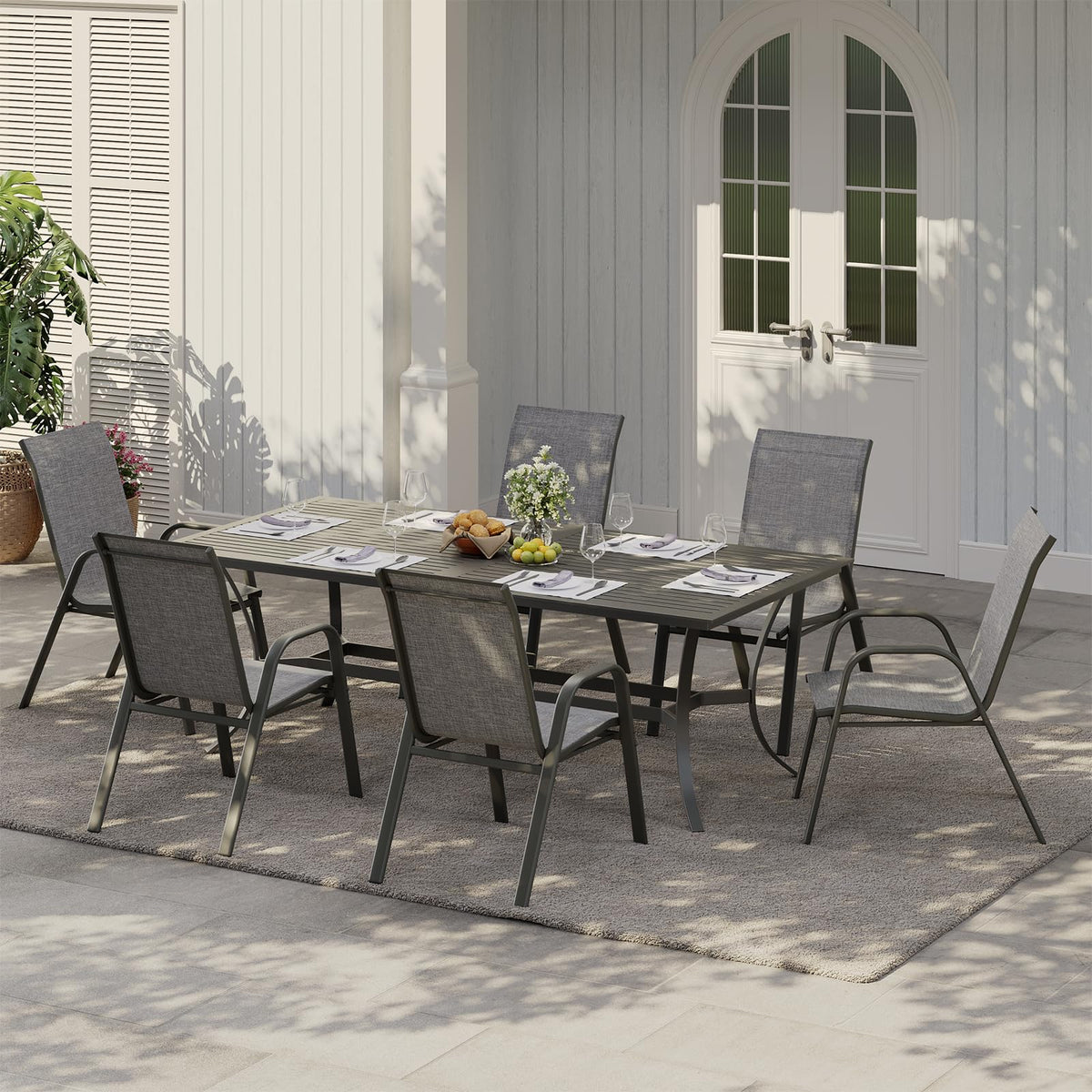 Garvee rust-resistant steel frame ensures durability in all weather.