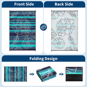 Garvee polypropylene outdoor rug designed for long-lasting durability.