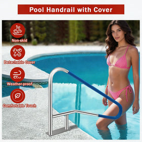 Garvee 304 stainless steel pool handrail shown for corrosion resistance
