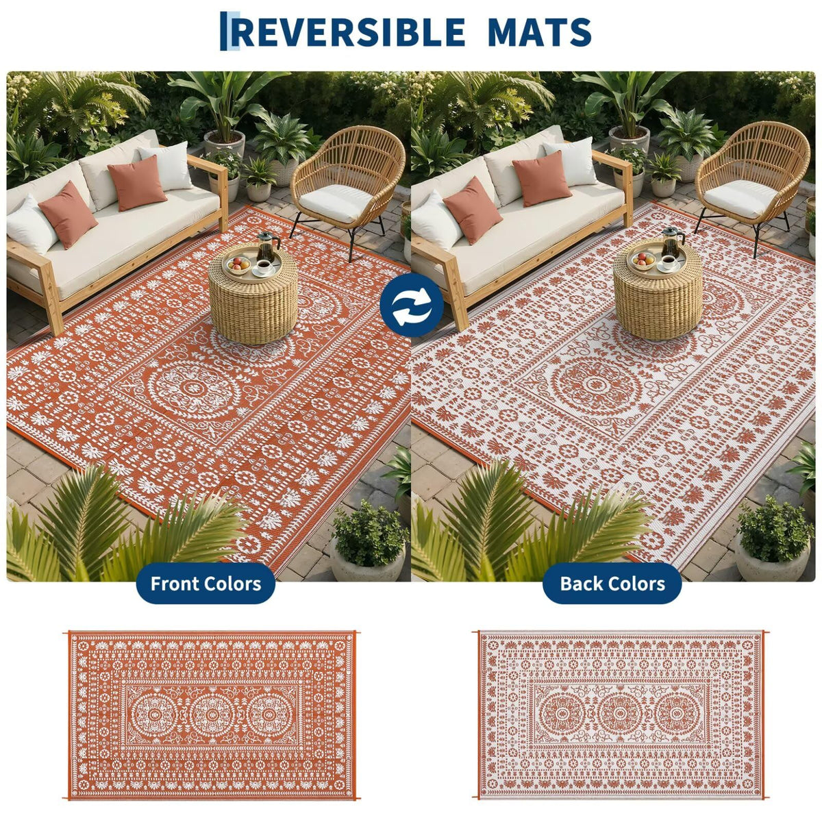 Garvee portable RV mat for camping and travel