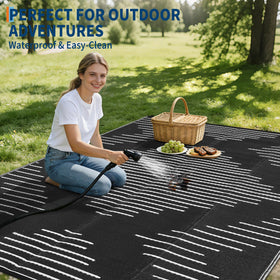 Garvee rug is lightweight and easy to store for travel.
