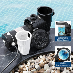 Garvee pump stainless housing highlighting weather-resistant construction for outdoor use