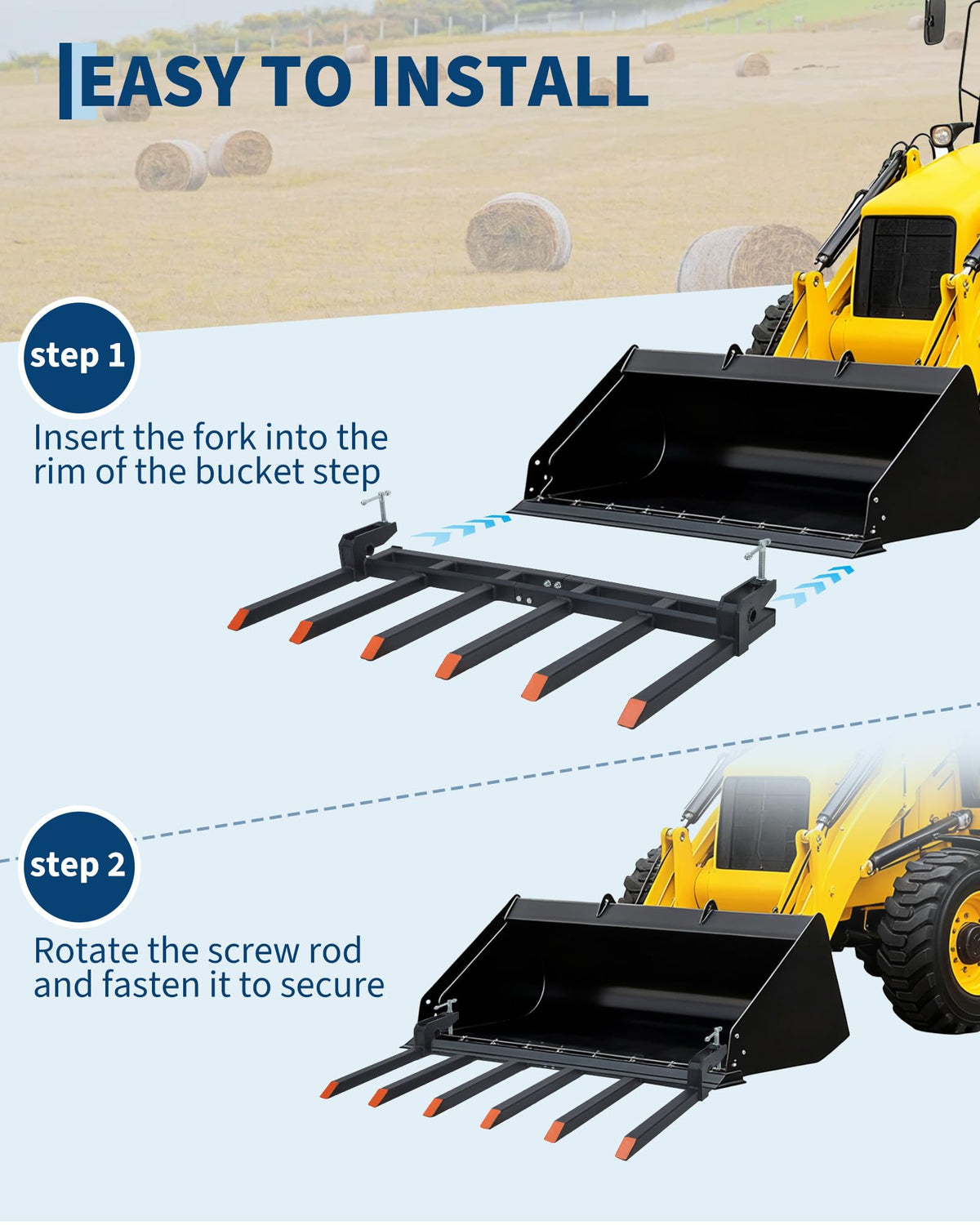 Garvee quick-attach design speeds installation with no tools.