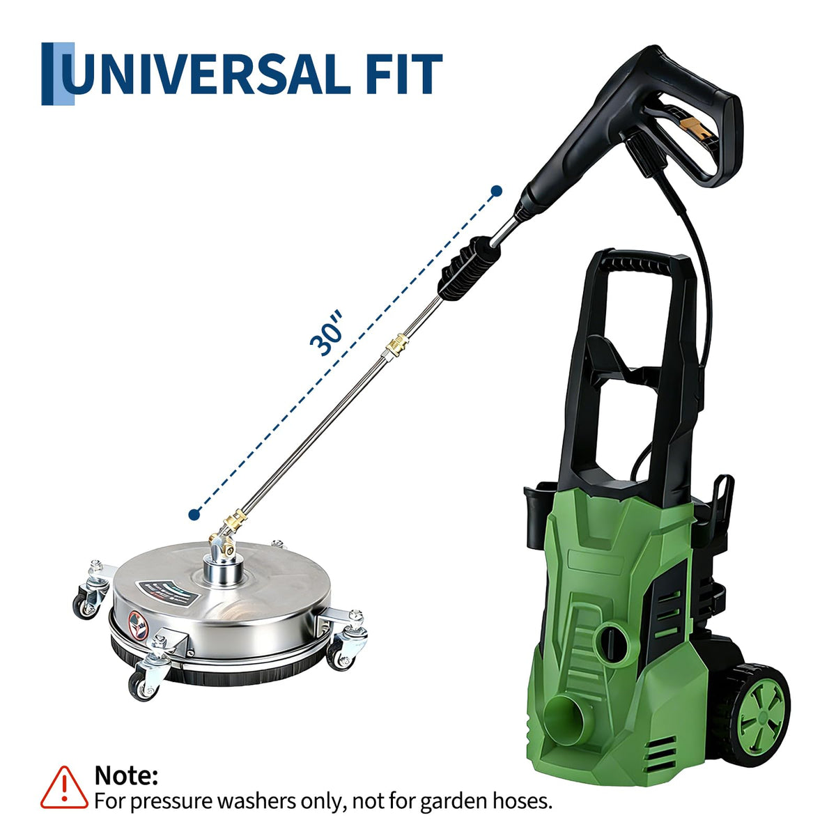Garvee quick-connect inlet and included filter support quick setup and protection