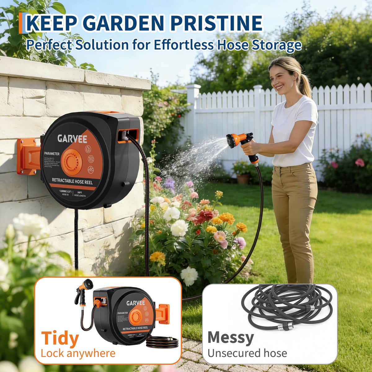 Garvee quick installation kit with brackets and anchors included.