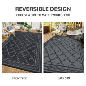 Garvee reinforced edging prevents fraying for lasting use.
