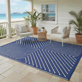 Garvee reversible patio mat offers two looks for balcony styling and versatile outdoor use.