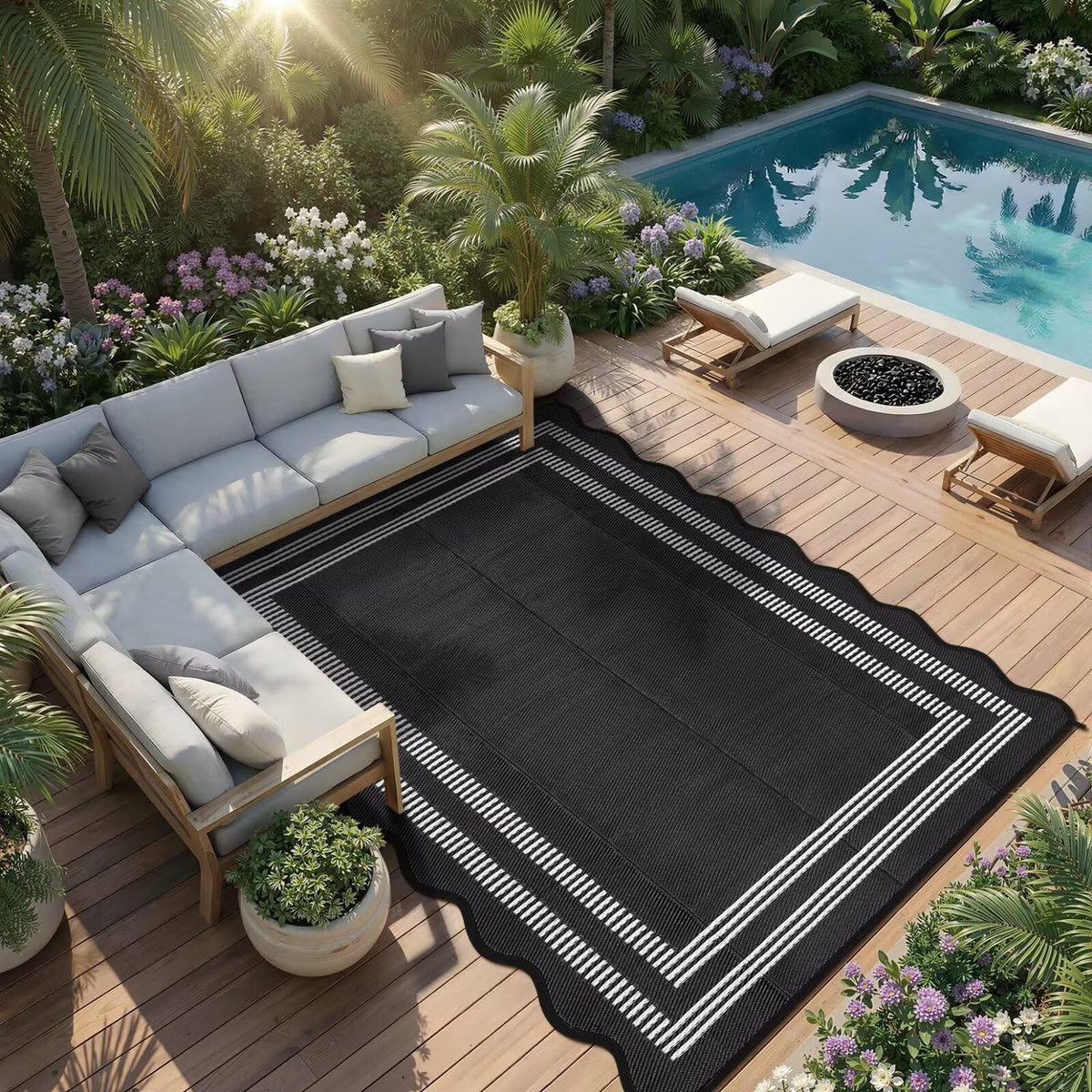 Garvee durable construction resists water, UV exposure, and fading.