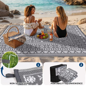 Garvee rug sizes 5x8 and 9x12 displayed for versatile spaces.