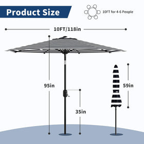 Garvee rust-resistant iron frame standing up to weather in bright sun.
