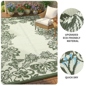 Garvee rv-camping-outdoor mat ready for travel and quick-dry use